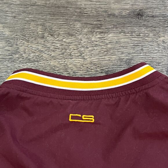 Vintage Arizona State ASU Pullover Jacket Crable Sportswear Maroon Gold Men's XL - Picture 9 of 11
